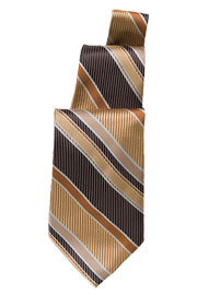 Brown/Gold Striped Tie