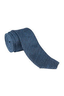 Neck Tie: Striped - side view