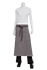 Brooklyn Bistro Apron: Charcoal-Gray - back view