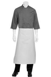 Tapered Apron: White