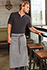 Brooklyn Bistro Apron: Charcoal-Gray - side view